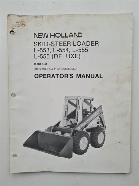 new holland l555 skid steer attachments|new holland l555 manual free.